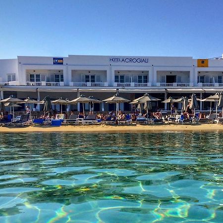 Acrogiali Beachfront Hotel Mykonos Platys Gialos  Exterior foto