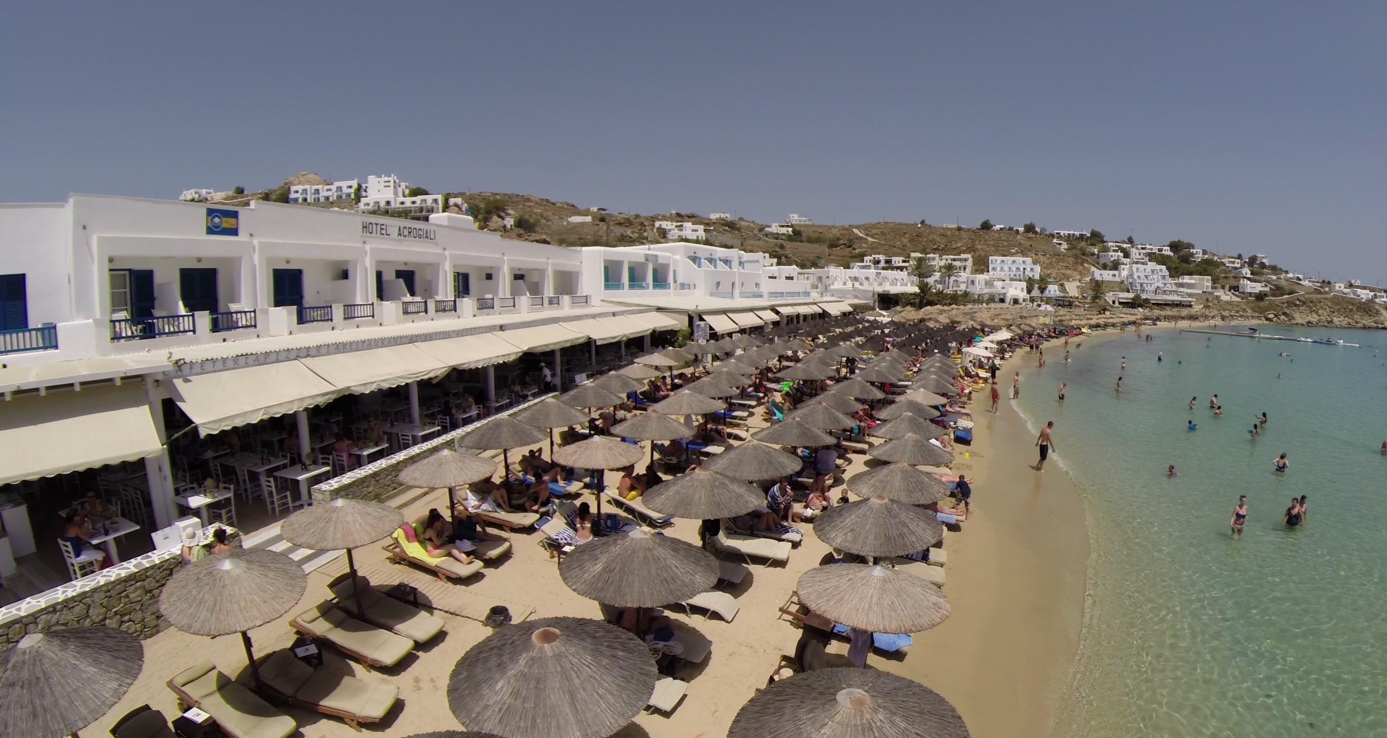 Acrogiali Beachfront Hotel Mykonos Platys Gialos  Exterior foto