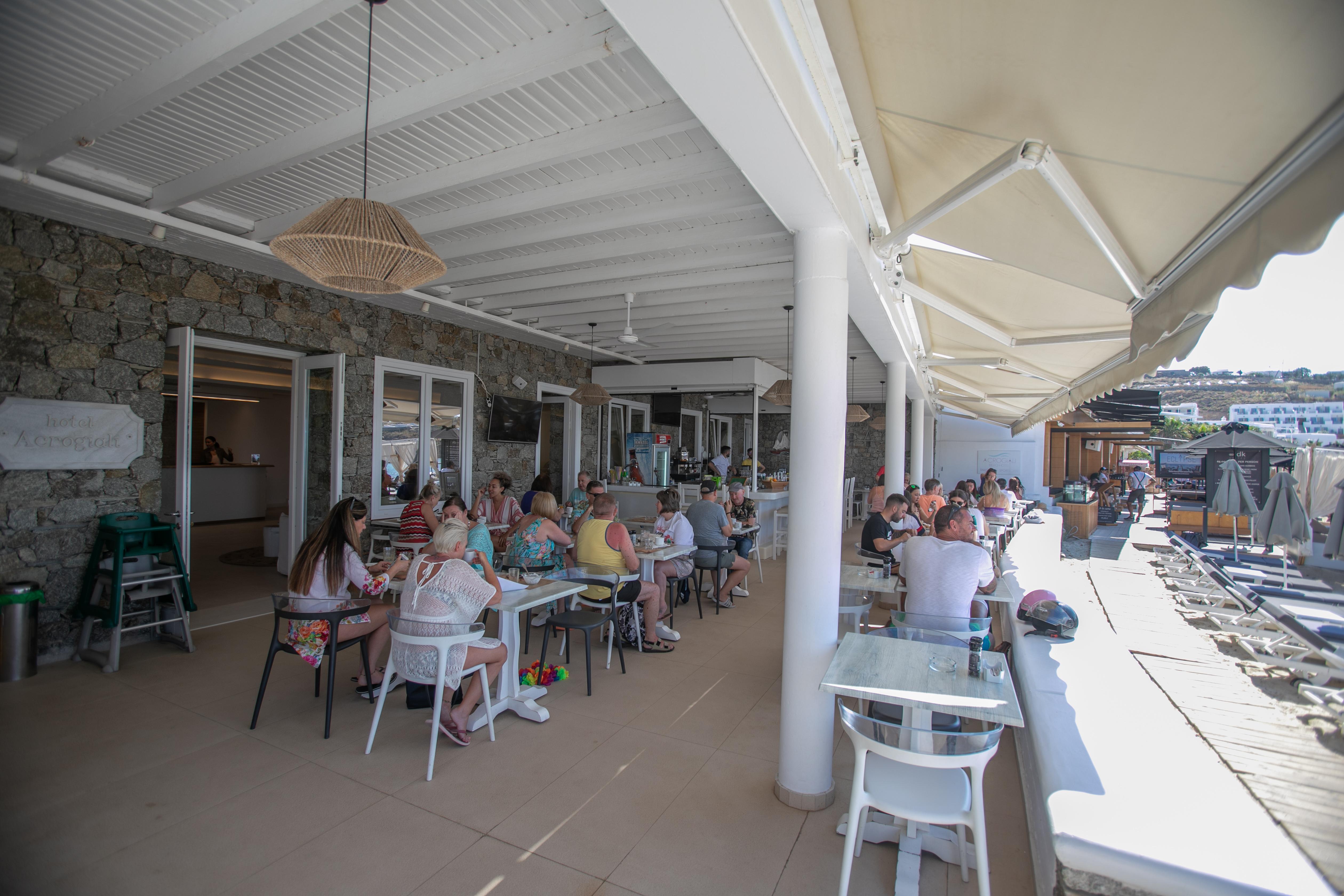 Acrogiali Beachfront Hotel Mykonos Platys Gialos  Exterior foto