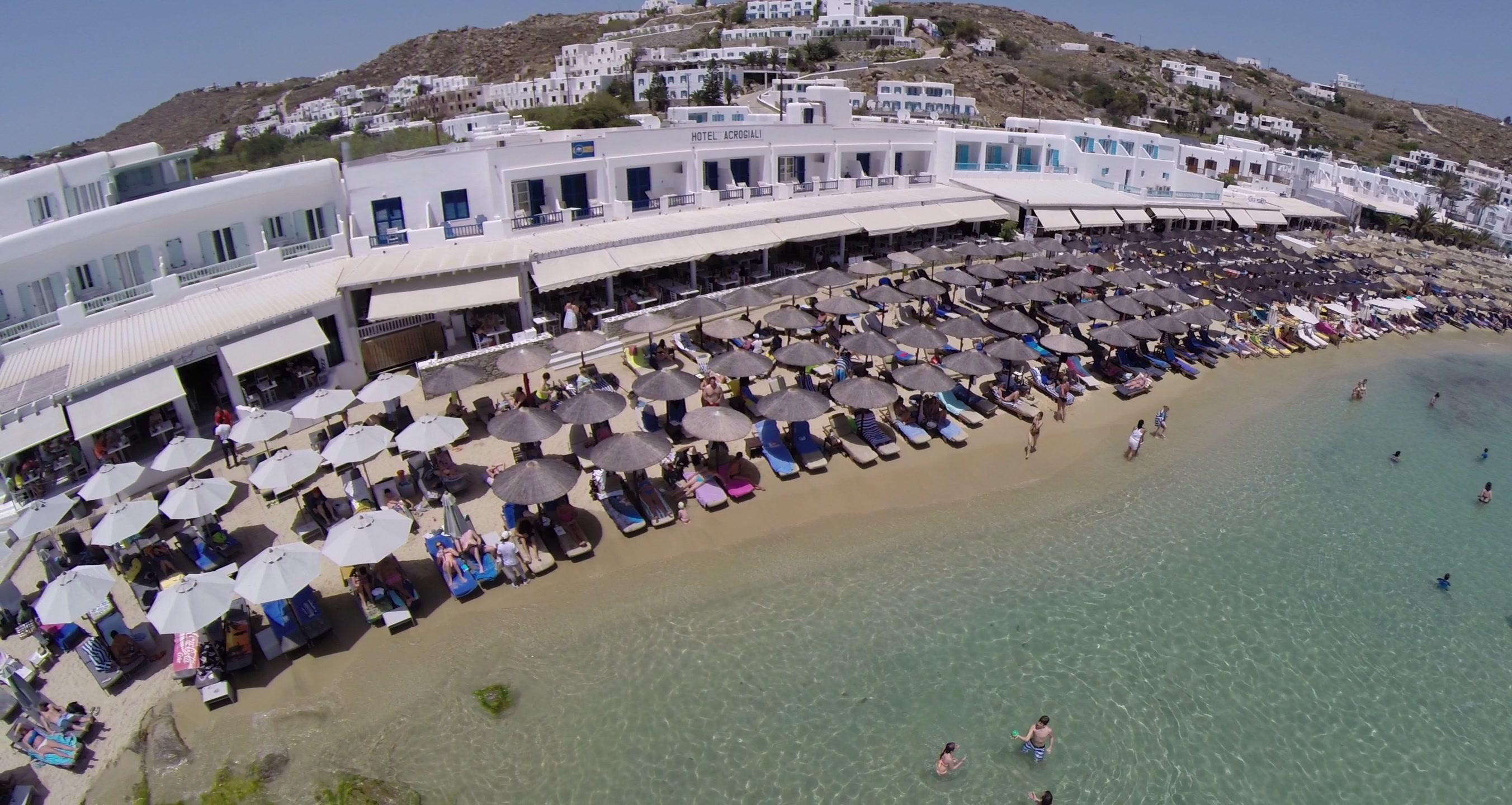 Acrogiali Beachfront Hotel Mykonos Platys Gialos  Exterior foto