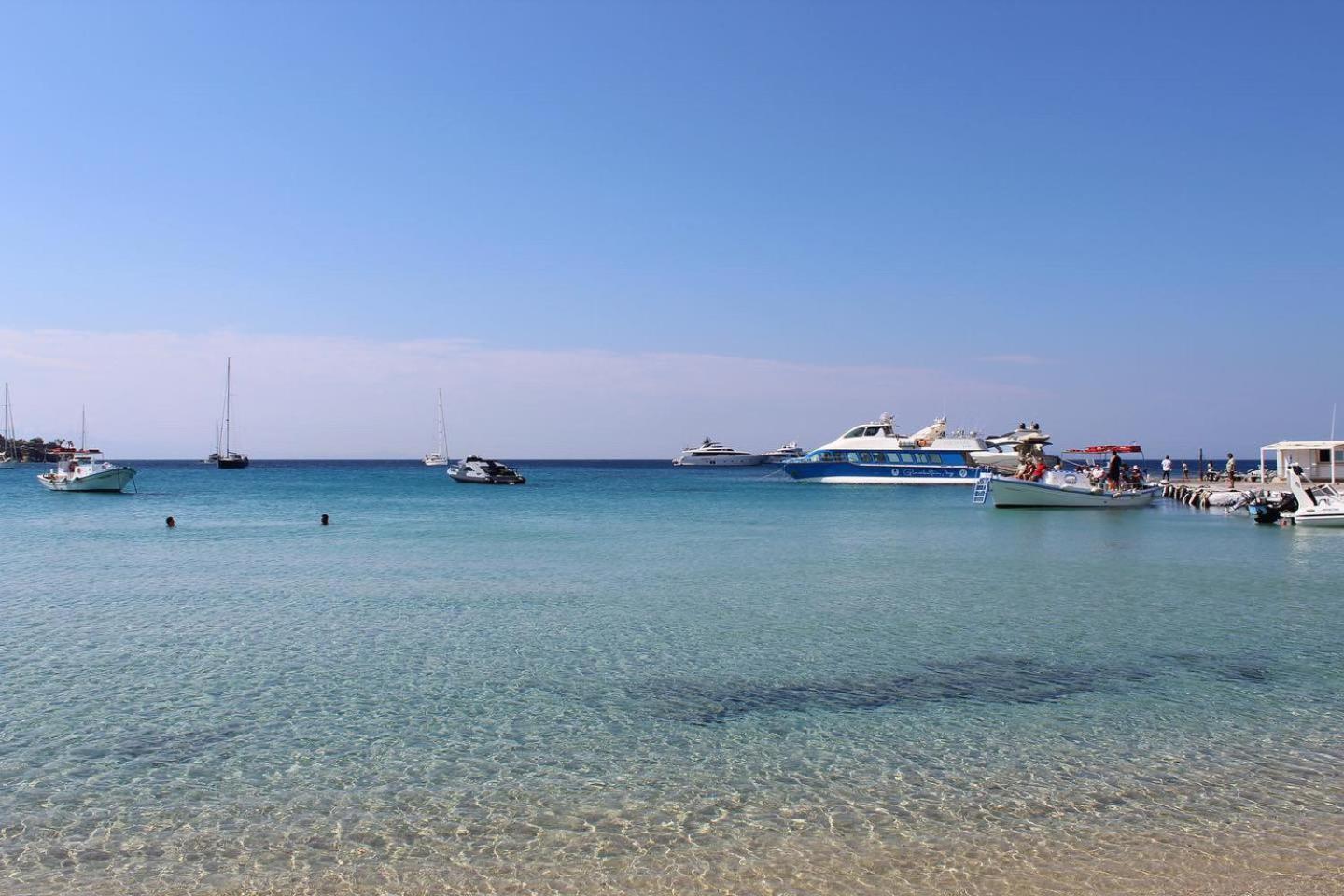 Acrogiali Beachfront Hotel Mykonos Platys Gialos  Exterior foto