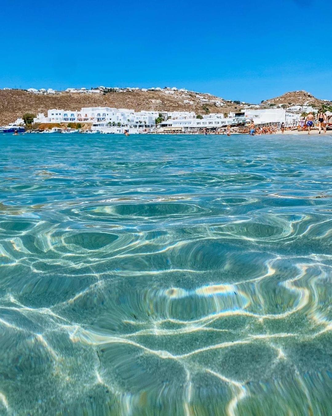 Acrogiali Beachfront Hotel Mykonos Platys Gialos  Exterior foto